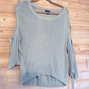 Express Womens Sweater Light Blue Size Small